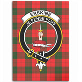 Erskine Modern Tartan Crest Area Rug